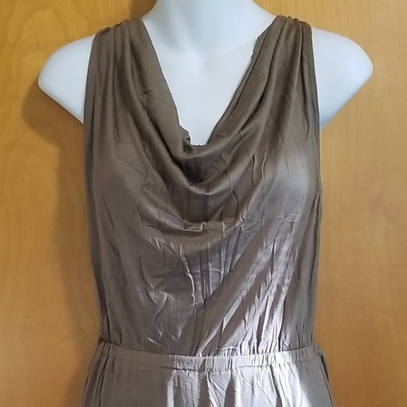 NWT Very J Olive Green Soft Jersey Maxi Dress S - Picture 6 of 10